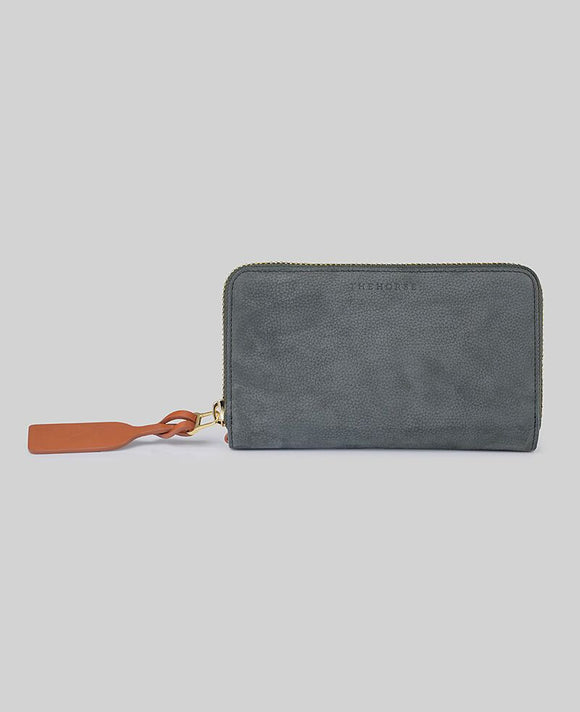Block Wallet in Moss Green Leather