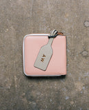 Bi-Colour Mini Block Wallet in Blush / Pistachio