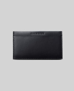 Black Two Pocket Card Case