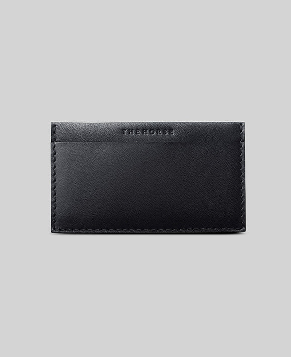 Black Two Pocket Card Case