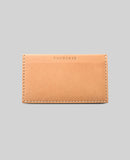 Vegetable Tan Two Pocket Card Case