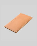 Vegetable Tan Two Pocket Card Case