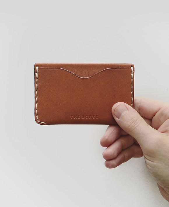 Tan Four Card Pocket Holder