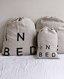 Linen Flat Sheet in Indigo by IN BED