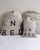 Linen Flat Sheet in Light Blue by IN BED