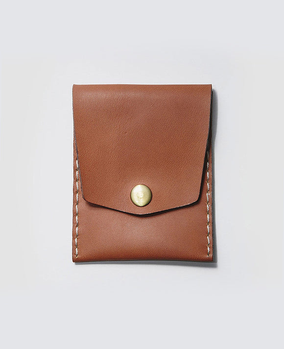 Snap Lock Pouch in Tan