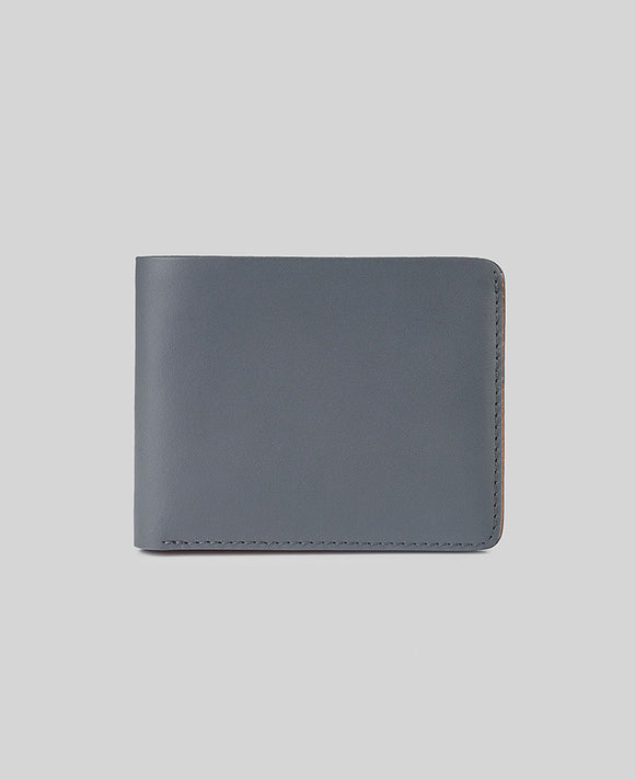 Men's Wallet in Grey Leather